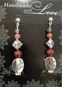 Win these autumn jasper & Tibetan silver earrings!